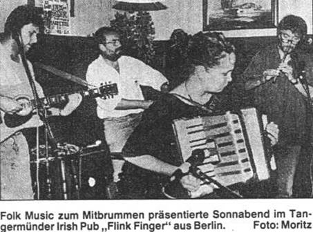 Flinkfinger 1994 im Irish Pub Stendal